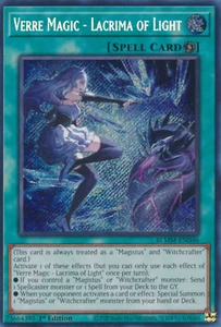 1X NM Verre Magic - Lacrima of Light - BLMM-EN046 - Secret Rare 1st Edition - Picture 1 of 1