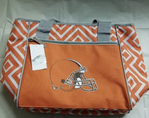 NFL Cleveland Browns Cooler Tote Lunch Bag BRAND NEW WITH TAGS LOGO BRAND Cover