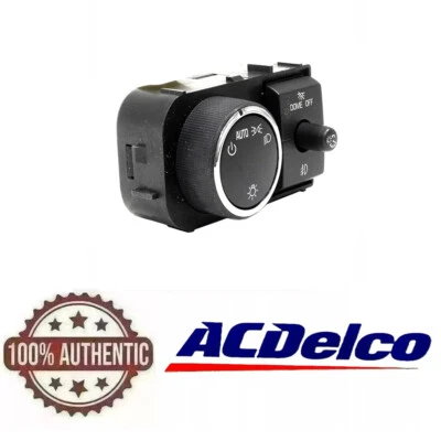 OEM NEW Headlamp & Dome Light Dimmer Switch 07-14 GM Trucks & SUVs 25858705 - Image 1 of 4