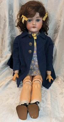 ANTIQ. Años 1910? MUÑECA "KLEY & HAHN" "WALKURE" ALEMANA 28". BISQUE & COMP. BUEN ESTADO Foto 1 de 4