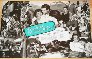 Filmplakat DIN A3/4 - DEIN HERZ IST MEINE HEIMAT - Kleinplakat - Werbebroschüre - Bild 1 von 4