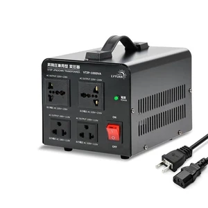 Voltage Converter Transformer VTJP1000VA 1000W Step Up Step Down Portable 100V - Picture 1 of 8