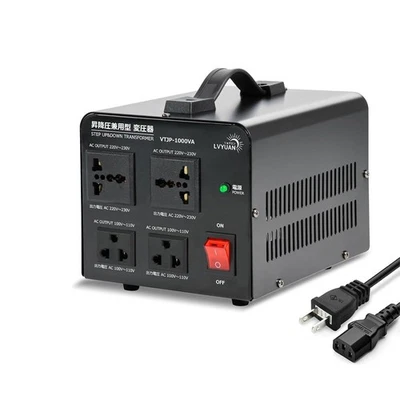 Voltage Converter Transformer 1000W Step Up Step Down Portable 100V  220V 240V - Image 1 of 4