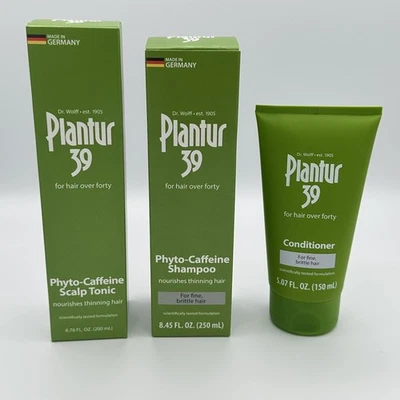 Plantur 39 Phyto-Caffeine Shampoo Conditioner For Fine Brittle Thinning Hair New - Image 1 of 4
