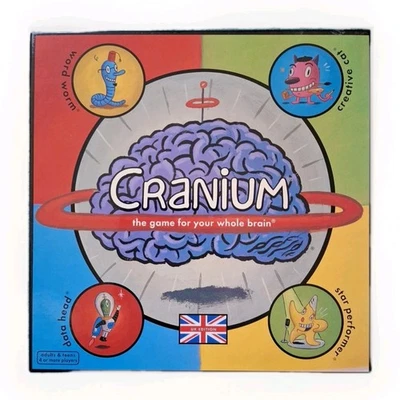 CRANIUM Board Game, UK Edition, Excellent Condition, Adults & Teens, 4+ Players - Image 1 of 4