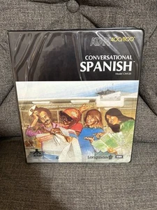Casetes de software conversacionales en español Atari 400/800 con folleto - Imagen 1 de 6