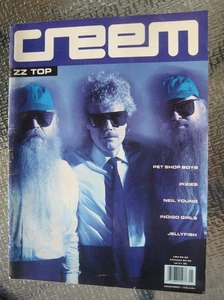 CREEM magazine ZZ TOP Neil YOUNG  PIXIES  Pet Shop Boys JELLYFISH Jeri  RYAN  VG - Picture 1 of 13