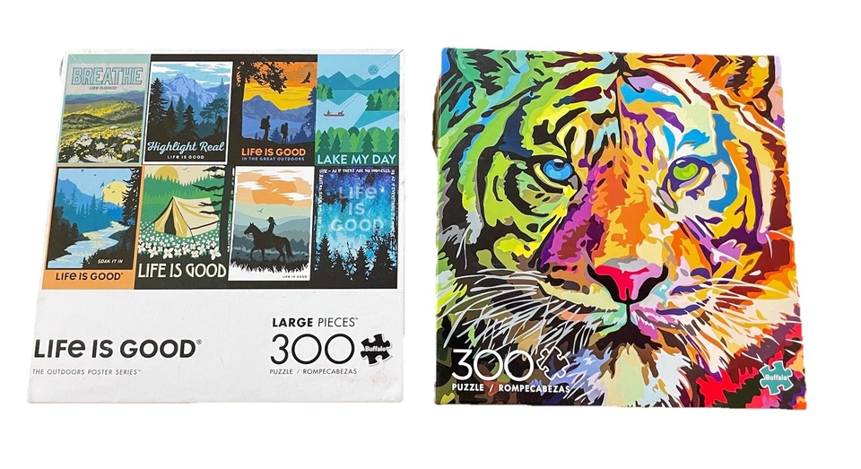 Buffalo головоломка лот из 2 300 шт цвет тигр жизнь хорошо новый все там яркий - Изображение 1 из 4