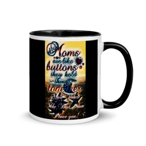 Mug with Color Inside best mom ever I love you mom mom Holiday gift mom mug - Picture 1 of 3