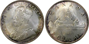 Silver 1936 Canada $1 Dollar PCGS MS65 - Picture 1 of 2