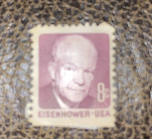 USPS EISENHOWER 8 Cent STAMP - Appears To Be Unused - - Picture 1 of 9