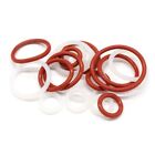 10/50pcs White/Red Silicone O Ring Gasket OD 5~80mm CS 1.5mm Food Grade...