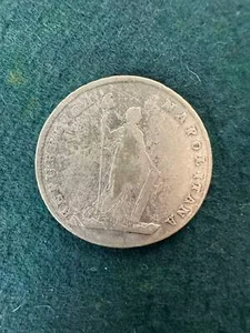 1/2 Platte aus 6 Mops Republica Napoletana 1799 Anno VII Silbermünze Silber - Bild 1 von 2