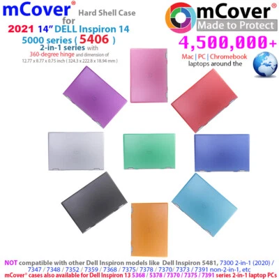 NUEVO estuche rígido mCover® para portátil Dell Inspiron 14 5406 2021 14" 2 en 1 Foto 1 de 4