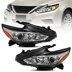 Headlight Assembly For 2016 2017 2018 Nissan Altima Sedan Halogen Headlamp - Picture 1 of 40