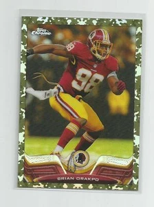 2013 Topps cromo Brian Orakpo camuflaje refractor 181/499 - Imagen 1 de 1
