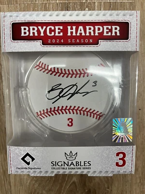 Bryce Harper Signables Memorabilia Digitally Signed Phillies NIB New In Box MLB - Image 1 of 4