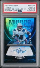 2021 Certified Ty Law Mirror Signatures Black Auto 1/1 One Of One PSA 9 10 🔥📈