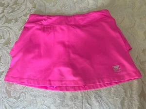 FILA Girls Neon Pink Tennis Skirt Size Small - Picture 1 of 6
