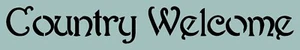 Country Welcome wiederverwendbare Schablone zum Selbermachen Malen Schilder #7 - Bild 1 von 2