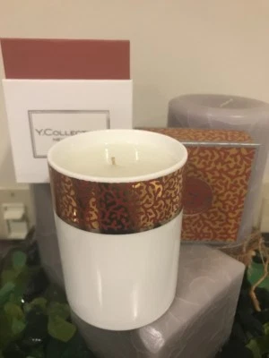 Yankee Candle Y.Collection Naomi # No. Copo de cera de soja 2 perfumes 8 oz porcelana  - Imagem 1 de 4