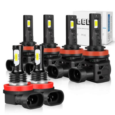 Farol de LED branco lâmpadas de neblina alta baixa para Nissan Altima Sedan 2007-2019 - Imagem 1 de 4