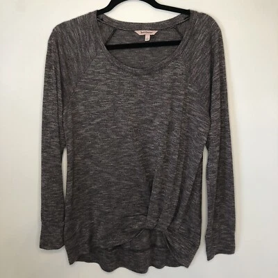 Suéter Juicy Couture Mujer L Grande Rosa Carbón Negro Ligero Manga Larga Foto 1 de 4