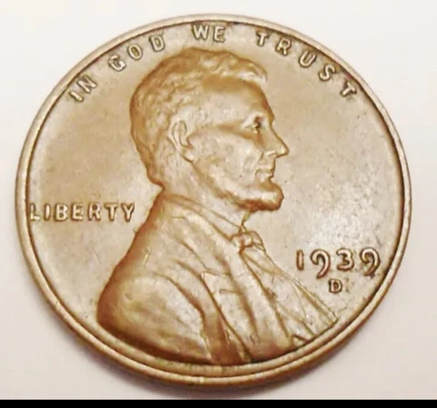 1939-D Lincoln Wheat Cent “Best Value on eBay “ Free Shipping 1939D Cover