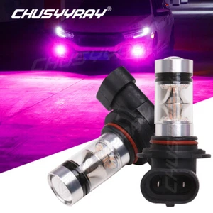 For Toyota Camry 2003 2004 2005 2006 LED Headlight Fog Light Bulbs Pink Purple - Picture 1 of 12