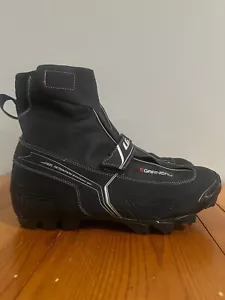 Louis Garneau Men’s Black Glacier Cycling Shoe Boots Sz 44 10M Erfo Air NWOT - Picture 1 of 9