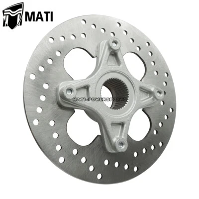 Disco de rotor de freno trasero con conjunto de buje de brida para Honda TRX400EX Sportrax 400 99-08 Foto 1 de 4