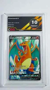 CGG 10 - Carta Pokémon Charizard V 153/172 Estrellas Brillantes - PSA BGS SWSH - Imagen 1 de 2