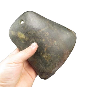 China,alte Jade,Hongshan Kultur,Hetianische Jade,Originalstein,seltene Axt R(828) - Bild 1 von 7