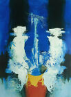 HANS VAN HORCK KUNSTDRUCK BEYOND BLUE ART PRINT POSTER 78x60cm