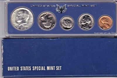 1966 United States Special Mint Set-40% Silver Half - Image 1 of 3