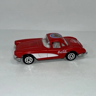 Majorette #279 Red 58 Chevrolet Corvette Coca Cola 1/58 Diecast Coke Loose - Image 1 of 4