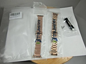 pair Trumirr wristband for Apple 2 1 metal wrist band 38mm 40mm 41mm new w/ tool - Picture 1 of 12