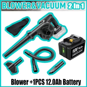 Cordless Leaf Blower for Makita 18V Battery,2in-1 Blower and Vacuum Cleaner MAMA - Picture 1 of 19