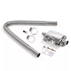 Car Parking Diesels Air Heater Set 23.6" Exhaust Pipe & 0.94" Silencer qiaPr - Picture 1 of 9