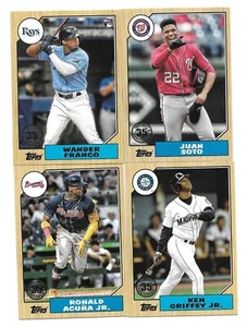    2022 TOPPS Series 1  1987 Topps Baseball 35th Anniversary U-Pick your Player - Picture 1 of 51