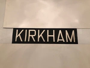 Kirkham - Preston (2) 1960’s Bus Destination Route Bus Blind 27” - Picture 1 of 6
