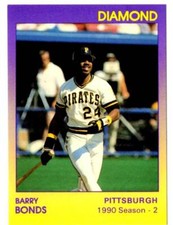 1991 Star Co. Diamond Edition BARRY BONDS (ex-mt) Pittsburgh Pirates (card #12)