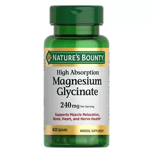 High Absorption Magnesium Glycinate Supplements, 240Mg, Supports Muscle Relaxati - Picture 1 of 12