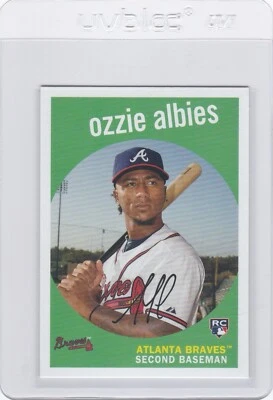  Ozzie Albies 2018 Topps Archives - 1959 Design#18 (RC) - Image 1 of 2