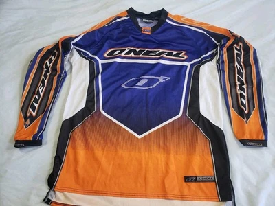 Camiseta deportiva vintage O’Neil Motorcross Racing naranja manga larga poliéster para hombre grande Foto 1 de 4