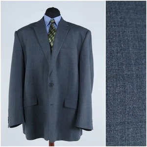 Mens Big Fashion Sport Coat 64R US Size SKOPES Grey Wool Blazer Jacket - Picture 1 of 14