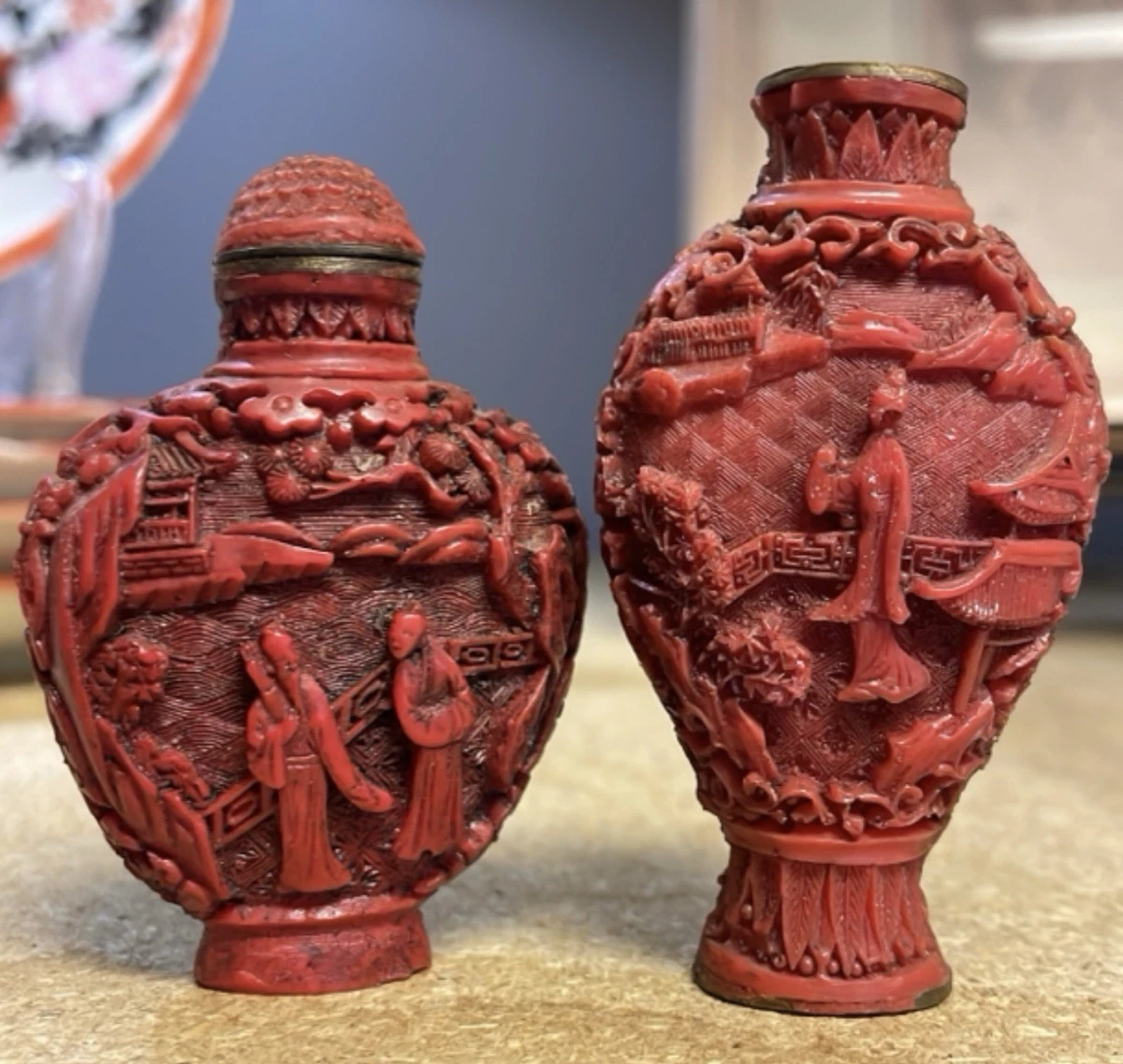 中国古董黄铜鼻烟瓶| eBay