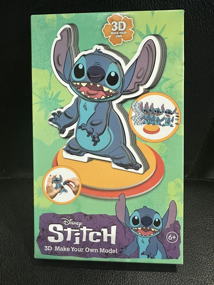 Disneys Stitch 3D Puzzle Figure Make You Own Model Toy 6+ Years - Image 1 of 2