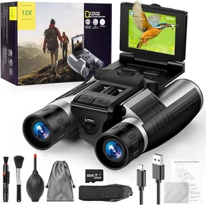 Digital Camera Binoculars D12X32 Video Camera Recorder with 16GB Memory Card - Picture 1 of 1