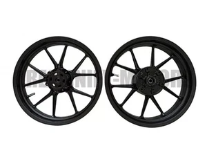 Anteriore e Posteriore Nero Ruota Cerchi per KTM Duke 390 (2017-2019) - OEM - Foto 1 di 6